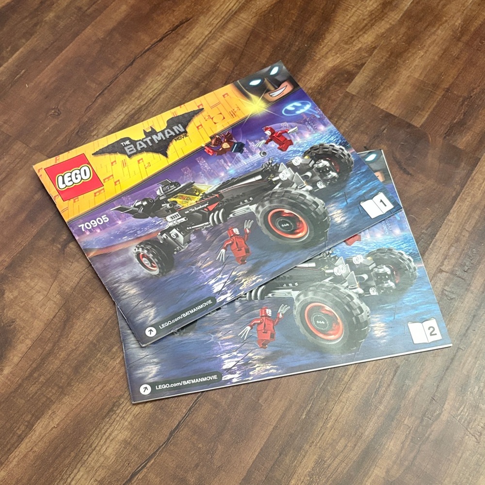 LEGO The Batman Movie Batmobile instructions only